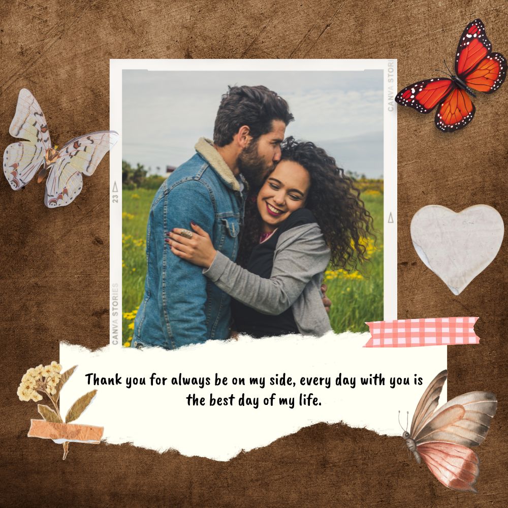 Romantic Couple Aesthetic Photo Frame With Custom Image