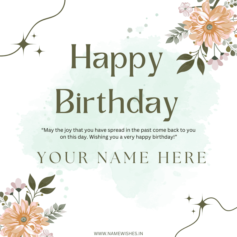 Best Birthday Wish Card With Your Name Create Online