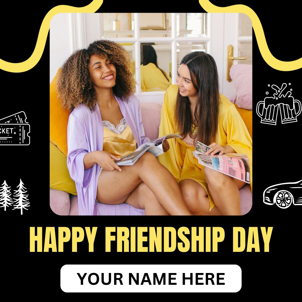 Friendship Day 2023 New Frame With Your Name and Photo