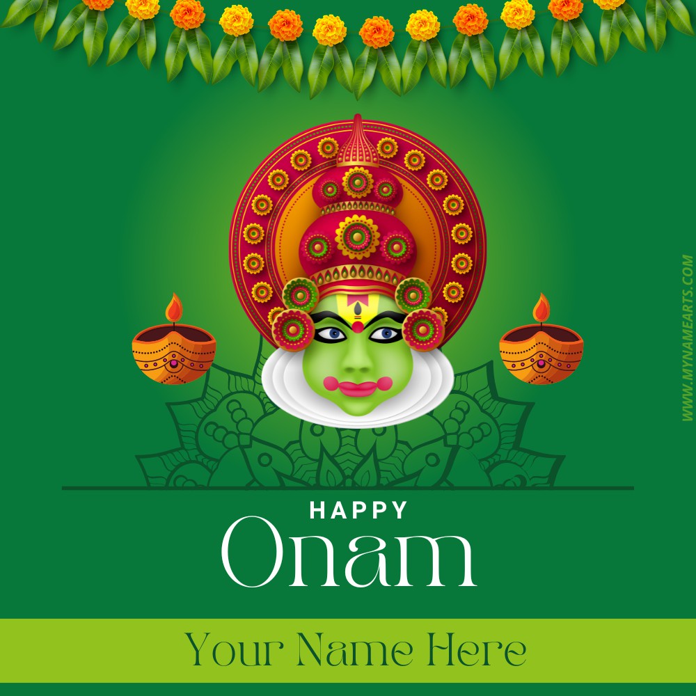 Happy Onam 2022 Status Image With Name Edit