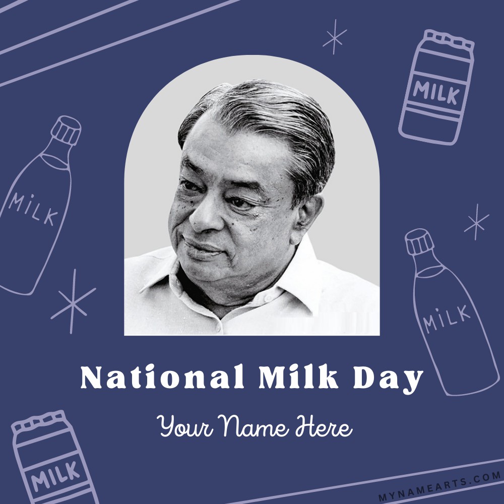 National Milk Day 2022 Greeting With Name