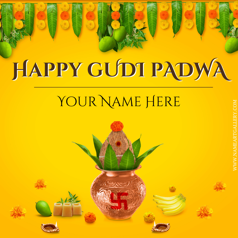 Gudi Padwa 2022 Festival Post With Company Name