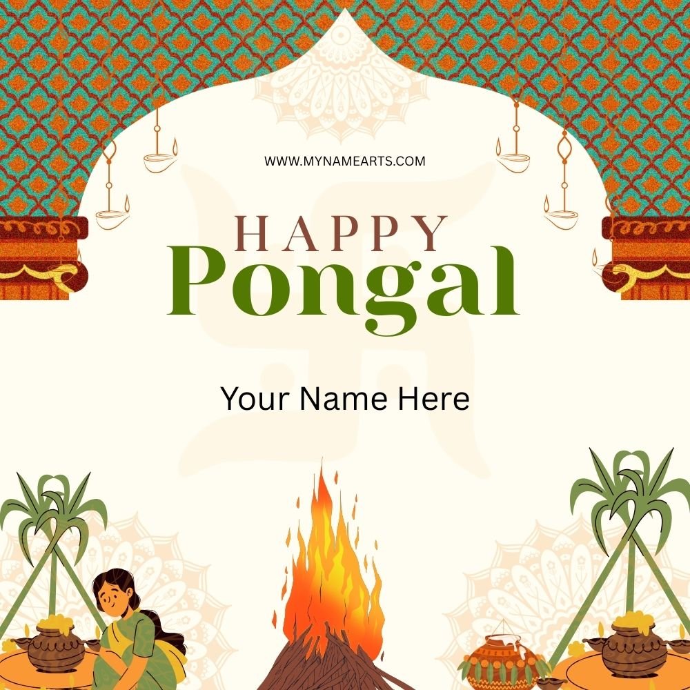 Pongal Greeting Card Free – Create & Share Wishes Online